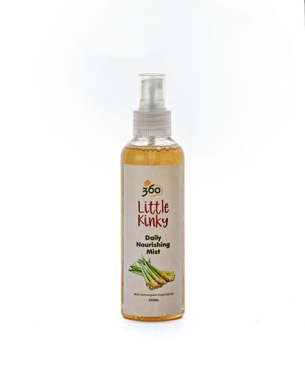 360 Naturals Little Kinky Daily Nourishing Mist with Lemongrass Essential Oil 200ml