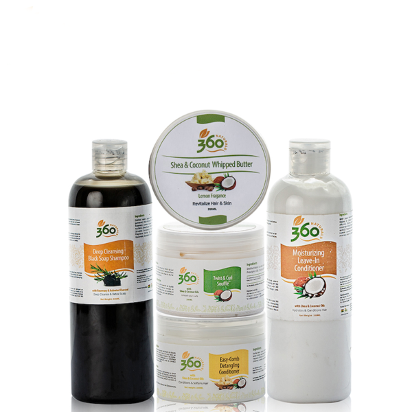 360 Naturals Wash 'n' Go with Shea & Coconut Whipped Butter